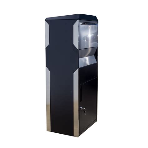 winfield locking steel drop box|QualArc Feestanding Locking Parcel Drop Box with Stainless .